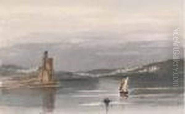 View Of Bantry Bay Oil Painting by Harriet Cheney