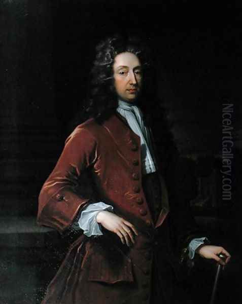 Portrait of Lord Digby 1661-1752 Oil Painting by Sir Godfrey Kneller