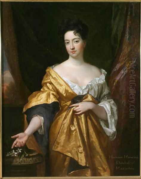 Duchess of Mazarin Oil Painting by Sir Godfrey Kneller