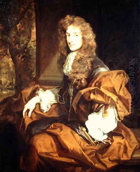 Portrait of a Knight probably of the Sedley Family Oil Painting by Sir Godfrey Kneller