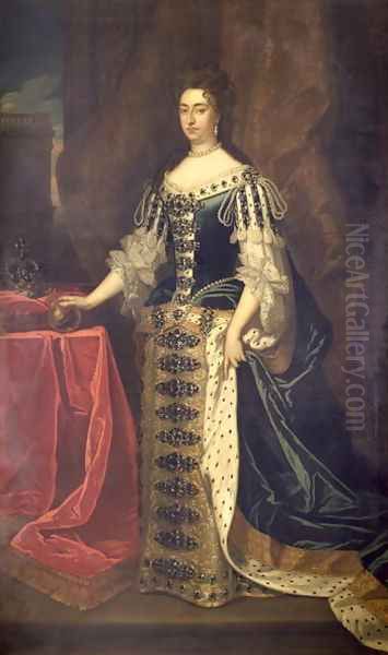 Queen Mary II Oil Painting by Sir Godfrey Kneller