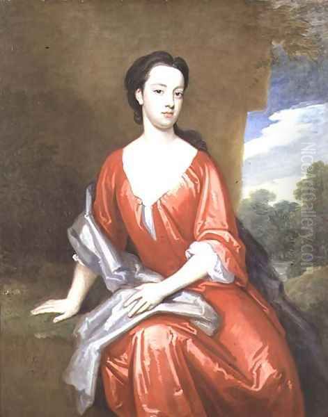 Portrait of Mrs Portman Oil Painting by Sir Godfrey Kneller