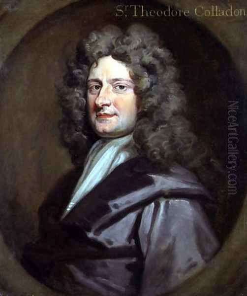 Sir Theodore Colladon Oil Painting by Sir Godfrey Kneller