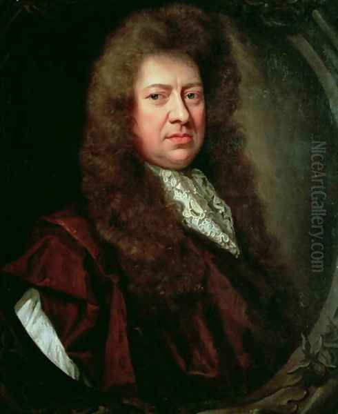 Samuel Pepys 1633-1703 2 Oil Painting by Sir Godfrey Kneller