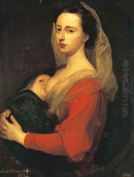 Portrait of Lady Mary Boyle Oil Painting by Sir Godfrey Kneller