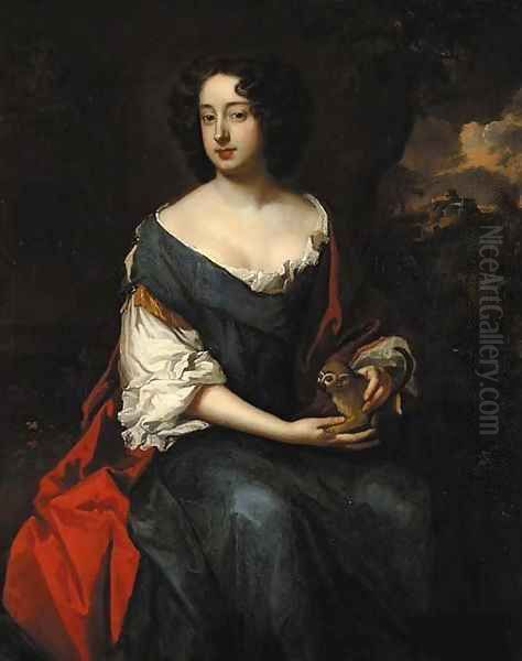 Portrait of Elizabeth, Lady Felton (d.1681) Oil Painting by Sir Godfrey Kneller