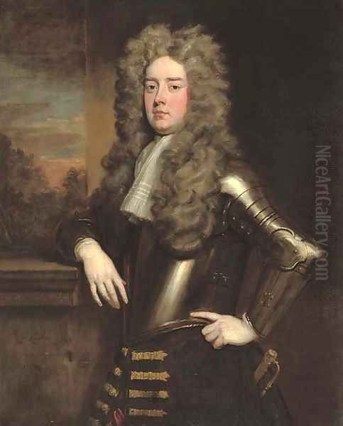 Portrait of Edward Henry Lee, 1st Earl of Lichfield (1663-1716) Oil Painting by Sir Godfrey Kneller