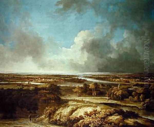 Extensive Landscape Oil Painting by Philips Koninck