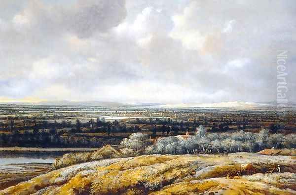 Panoramic View Oil Painting by Philips Koninck