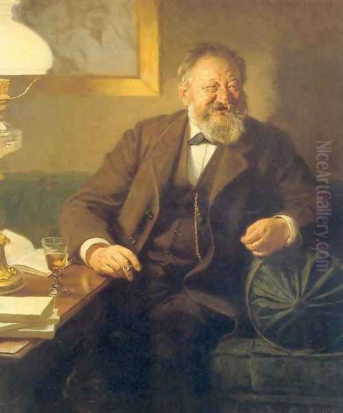 Sophus Schandorf Oil Painting by Peder Severin Kroyer