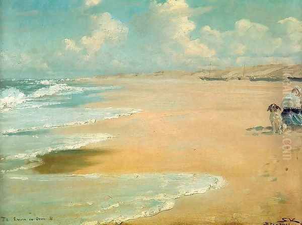 Stenbjerg Oil Painting by Peder Severin Kroyer