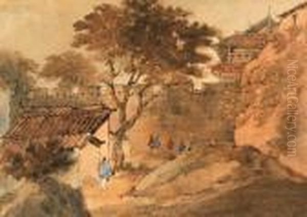 Macao Oil Painting by George Chinnery