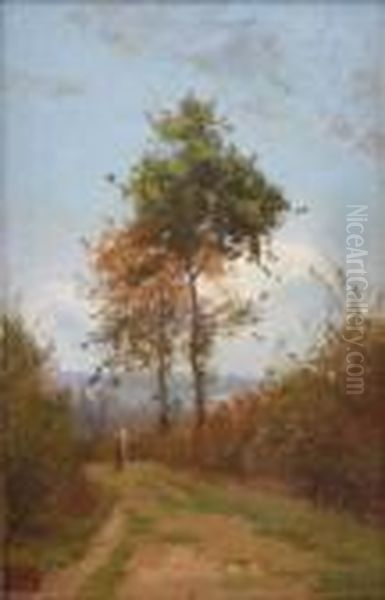 Paysage Oil Painting by Antoine Chintreuil