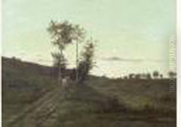 Paysage Oil Painting by Antoine Chintreuil