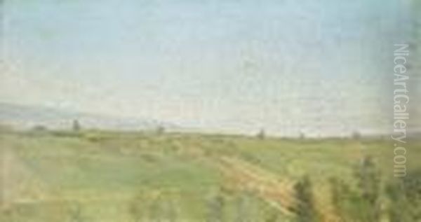 Paysage Du Lyonnais Oil Painting by Antoine Chintreuil