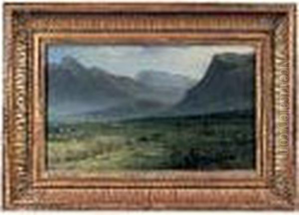 Paysage Oil Painting by Antoine Chintreuil