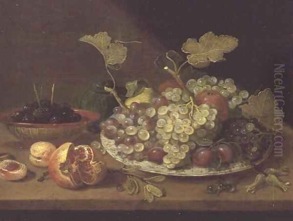 Still Life Oil Painting by Jan van Kessel