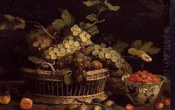 Still life with fruit Oil Painting by Jan van Kessel