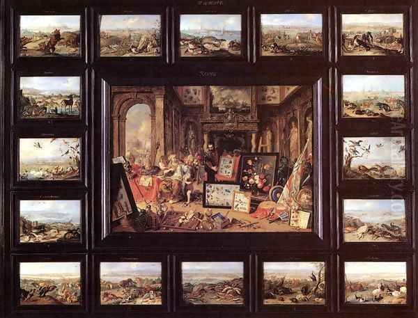 The Continent of Europe Oil Painting by Jan van Kessel