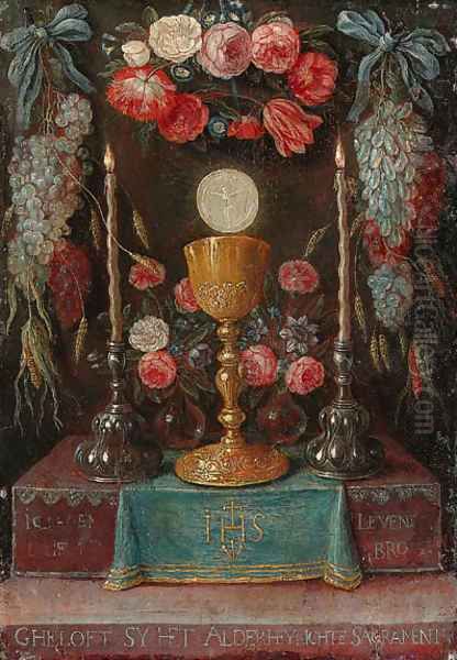 The second Sacrament Oil Painting by Jan van Kessel