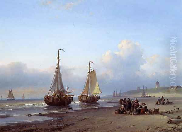 Summer Oil Painting by Lodewijk Johannes Kleijn