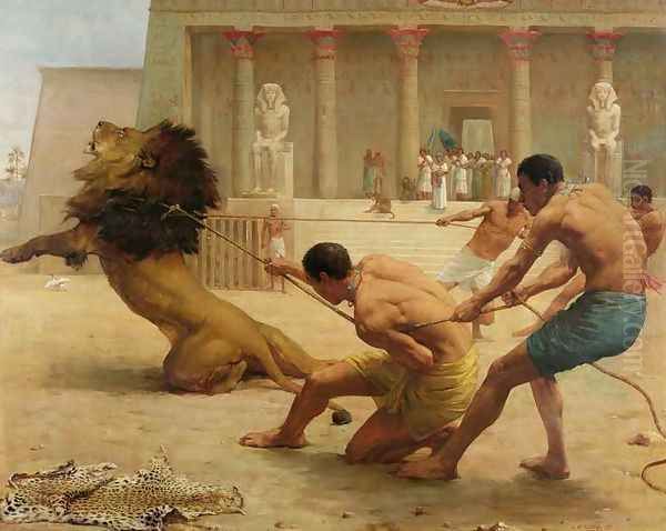 Ancient Sport Oil Painting by George Goodwin Kilburne