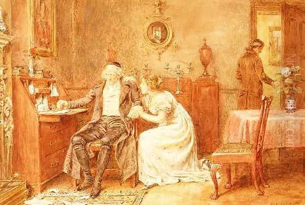 Disinherited Oil Painting by George Goodwin Kilburne