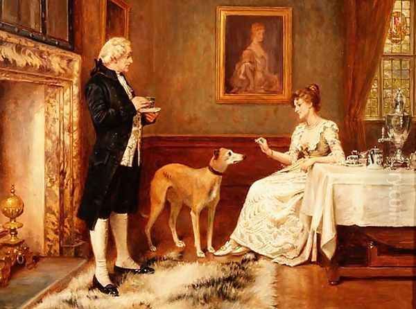 The Favourite Oil Painting by George Goodwin Kilburne