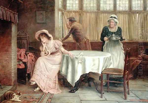 Will He Come Oil Painting by George Goodwin Kilburne