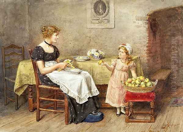 The Little Helpmate Oil Painting by George Goodwin Kilburne