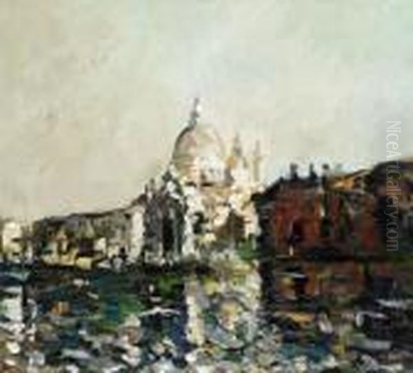 Santa Maria Della Salute Oil Painting by Emma Ciardi