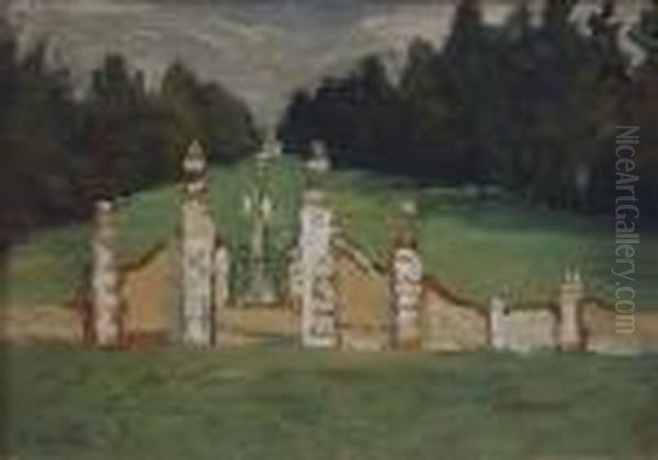 Cancello Di Villa Veneta Oil Painting by Emma Ciardi