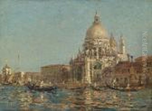 Basilica Della Salute Oil Painting by Emma Ciardi