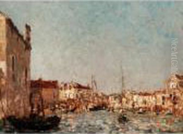 The Venetian Lagoon Oil Painting by Emma Ciardi