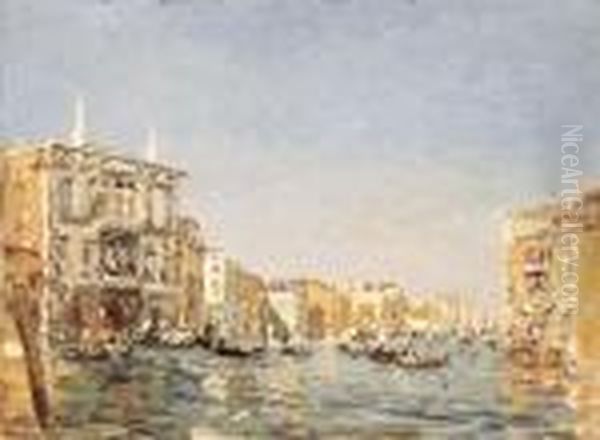 The Grand Canal, Venice Oil Painting by Emma Ciardi