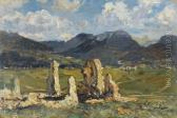 Altopiano Di Asiago Oil Painting by Beppe Ciardi