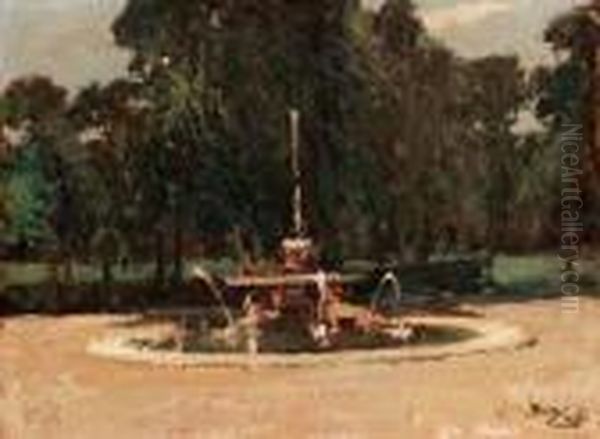 La Fontana Oil Painting by Beppe Ciardi