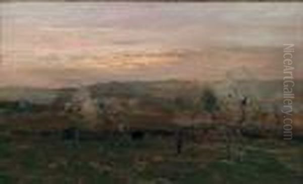 Campagna Romana Oil Painting by Beppe Ciardi