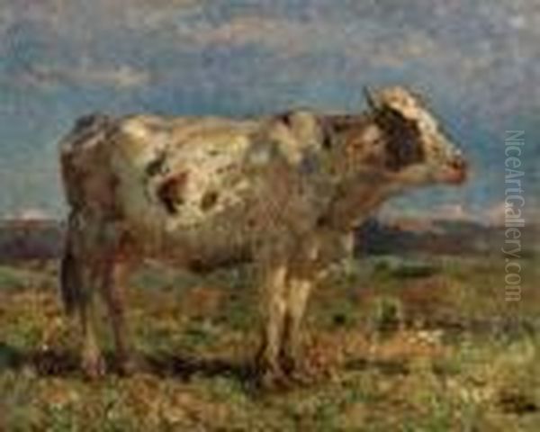 Il Toro - 1921 Oil Painting by Beppe Ciardi