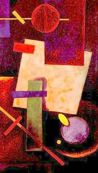 Suprematist compo Oil Painting by Ivan Kliun