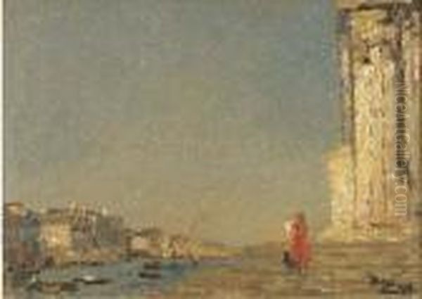 Venezia, La Salute Oil Painting by Beppe Ciardi