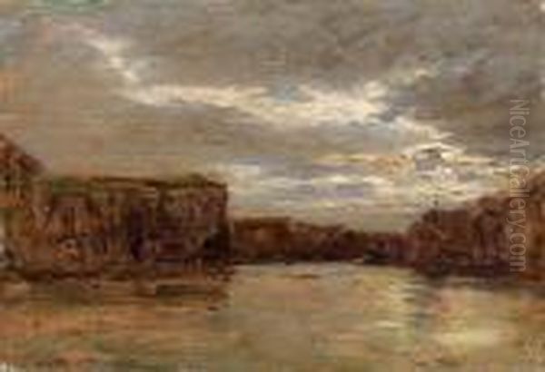 Venezia, Canal Grande Oil Painting by Guglielmo Ciardi