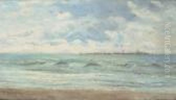 Laguna Oil Painting by Guglielmo Ciardi