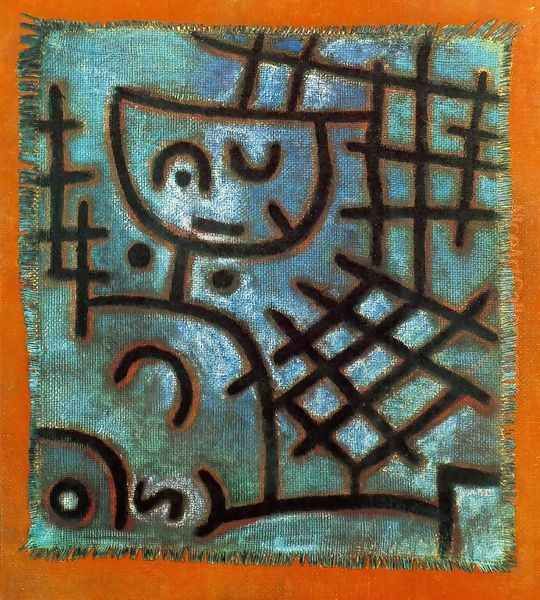 Captive Oil Painting by Paul Klee