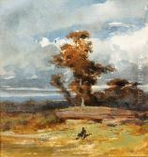 L'arbre Oil Painting by Ciceri, Eugene