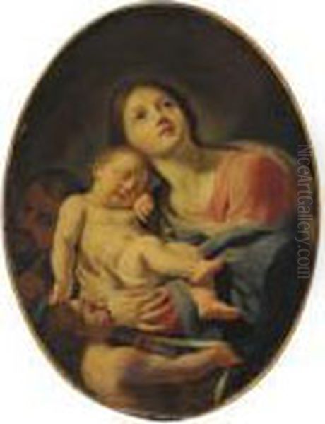 Sacra Famiglia Oil Painting by Carlo Cignani