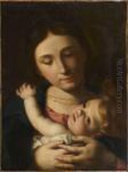 La Vierge A L'enfant Oil Painting by Carlo Cignani