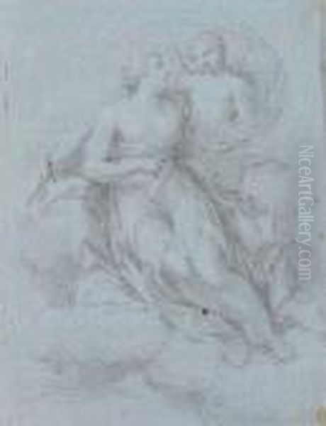 Venus Und Adonis Oil Painting by Carlo Cignani