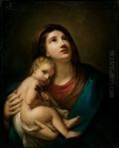 Madonna And Child Oil Painting by Carlo Cignani