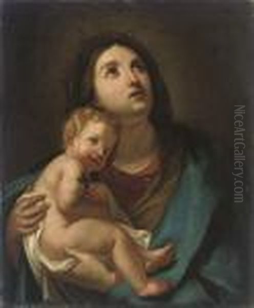 The Madonna And Child Oil Painting by Carlo Cignani